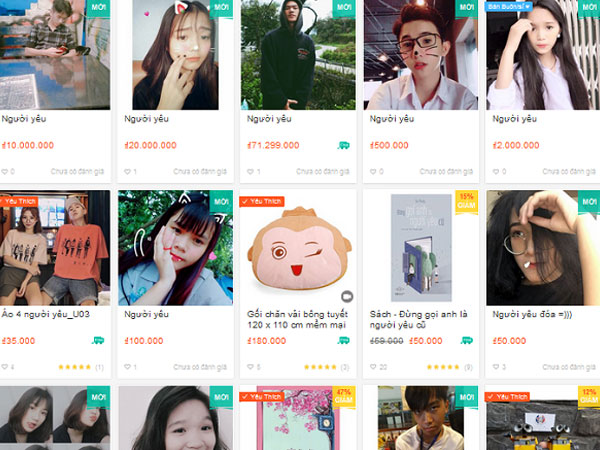Hội độc thân chẳng cần lo ế, đã có dịch vụ 'bán người yêu rẻ như cho' trên trang mua bán online