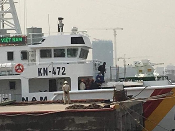 Tàu kiểm ngư Việt Nam được trang bị bệ pháo tự động