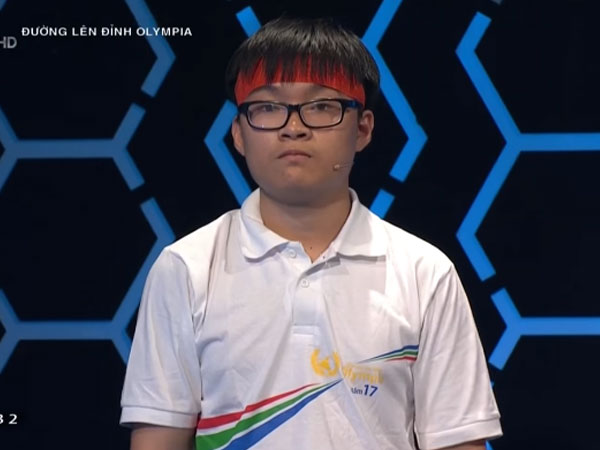 Nam sinh hiếm hoi đạt điểm 10 Toán THPTQG từng là thí sinh lọt vào cuộc thi Quý Olympia 2017