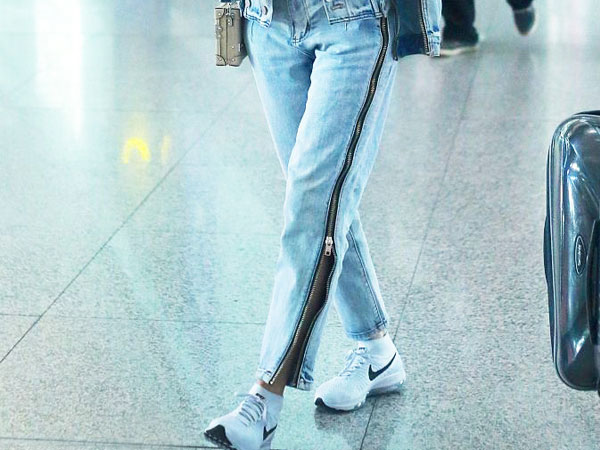 Diện quần jeans phá cách như Thái Y Lâm, Đường Yên