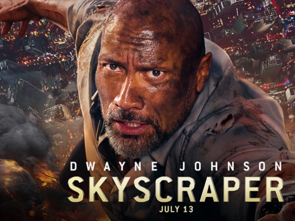 Skyscraper: Khán giả bóc mẽ 'lỗi kĩ thuật' trong pha nhảy của thương binh Dwayne Johnson