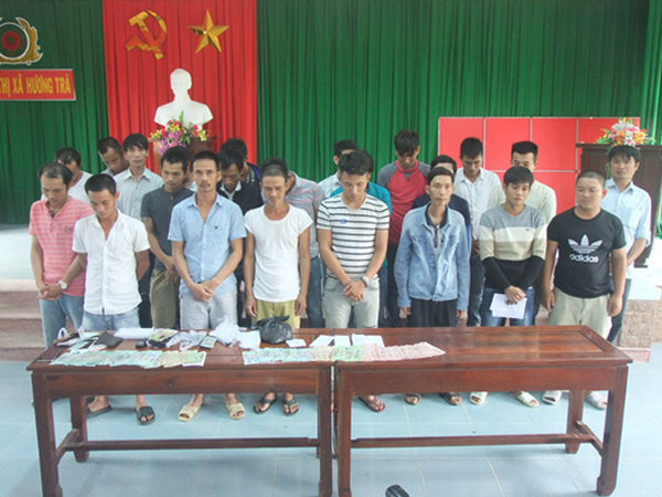 Hàng chục đối tượng bị bắt khi đang cá cược trận tranh hạng ba World Cup