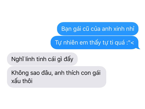 Chùm tin nhắn: Con trai ngây thơ thế này, bảo sao mãi suốt ngày bị bạn gái giận dỗi