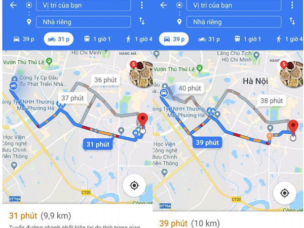 Cuối cùng thì Google Maps cũng hỗ trợ dẫn đường cho xe máy tại Việt Nam