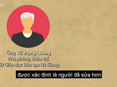 Video: Phó phòng Sở Giáo dục Hà Giang đã sửa điểm như thế nào?