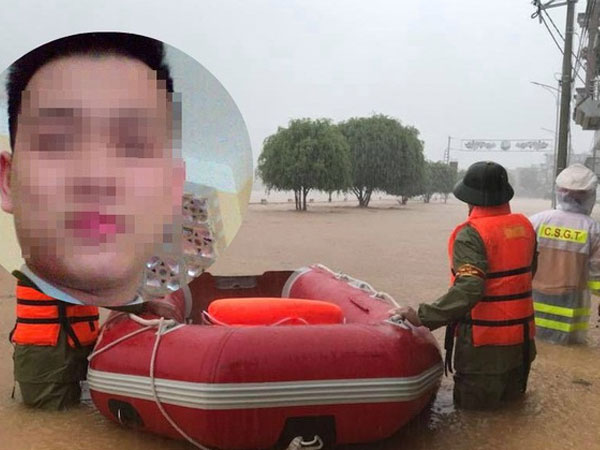 Trên đường đi công tác về, nam chiến sỹ công an gặp nạn, tử vong thương tâm