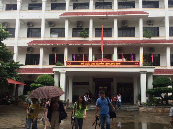 Xin ý kiến lãnh đạo Bộ chấm thẩm định lại môn Ngữ Văn tại cụm thi Lạng Sơn