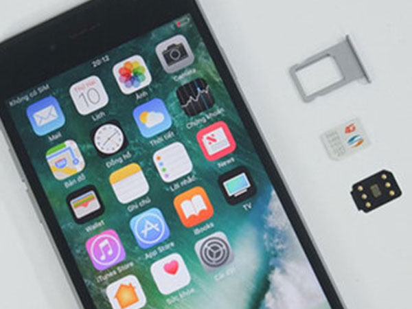 iPhone khóa mạng thành máy quốc tế, không cần SIM ghép ở VN