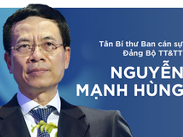 Chân dung tân Bí thư Ban cán sự Đảng Bộ TT-TT Nguyễn Mạnh Hùng