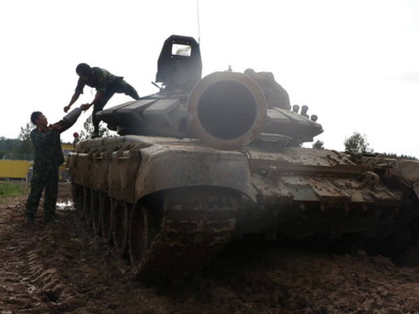 Chiếc xe tăng 'mới, lạ' của Đội tuyển Việt Nam tại Tank Biathlon 2018: Gấp rút huấn luyện