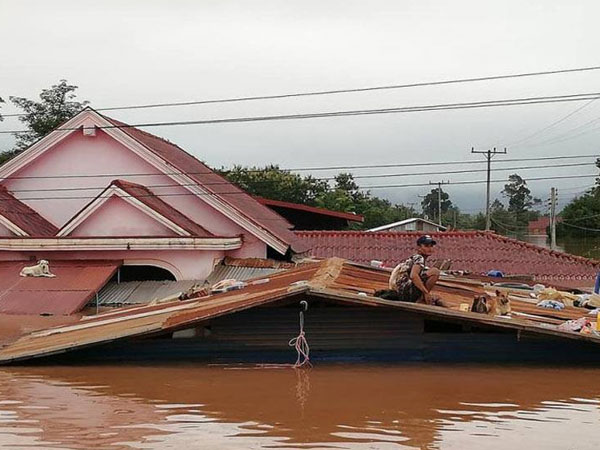 Vỡ đập thủy điện Lào, hàng trăm người mất tích
