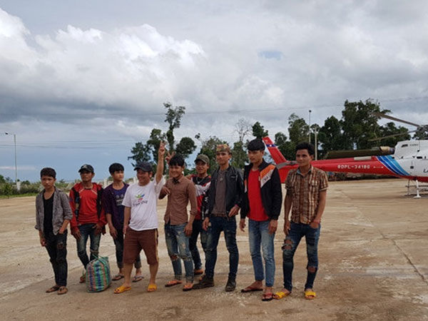 24 công nhân HAGL được trực thăng giải cứu sau vụ vỡ đập tại Lào