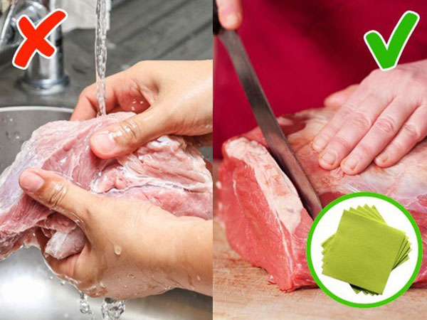 Có những thực phẩm không nên rửa và bắt buộc phải rửa trước khi dùng mà lâu nay chúng ta vẫn toàn làm ngược lại