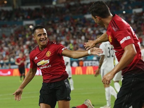 Alexis Sanchez lập công, MU khuất phục Real tại ICC 2018