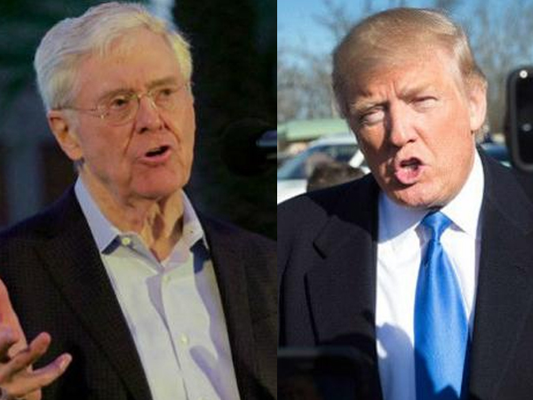 Ông Trump công khai tuyên chiến với gia đình tài phiệt Koch, đảng Cộng hòa 'thiệt thân' trước thời khắc quyết định