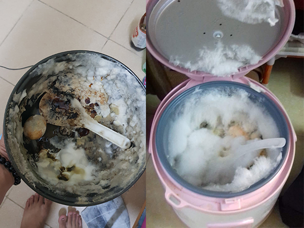 Quay lại phòng trọ sau nghỉ hè, sinh viên đua nhau khoe nồi cơm điện mốc rêu, bốc mùi chua