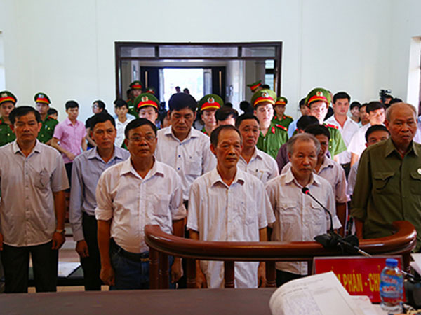 Tòa Hà Nội xét xử phúc thẩm nhóm cựu quan chức xã Đồng Tâm