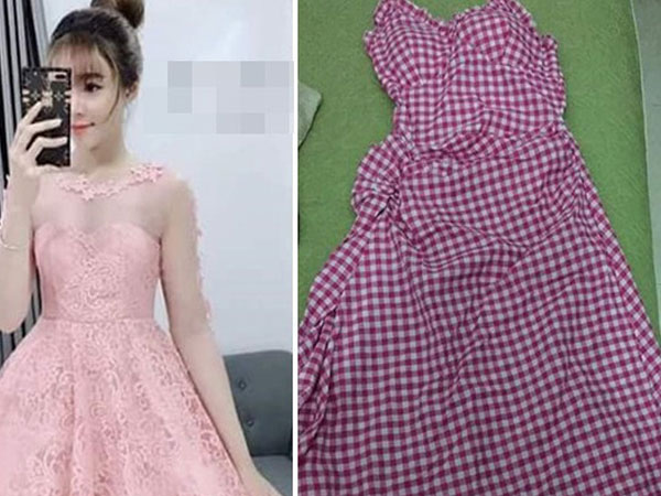 Mua online 2 chiếc váy công chúa rõ xinh, cô gái cay đắng nhận về 2 cái 'giẻ lau nhà' khác xa hình minh họa
