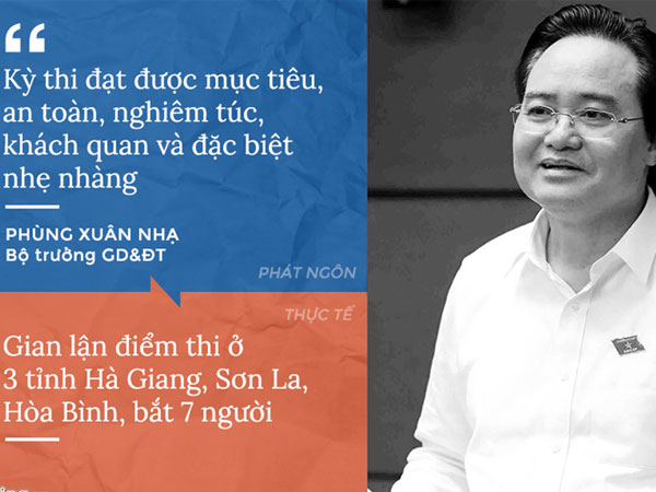 Những phát ngôn ngược thực tế sau loạt gian lận điểm thi ở 3 tỉnh