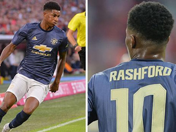 Rashford nhận áo số 10 tại M.U