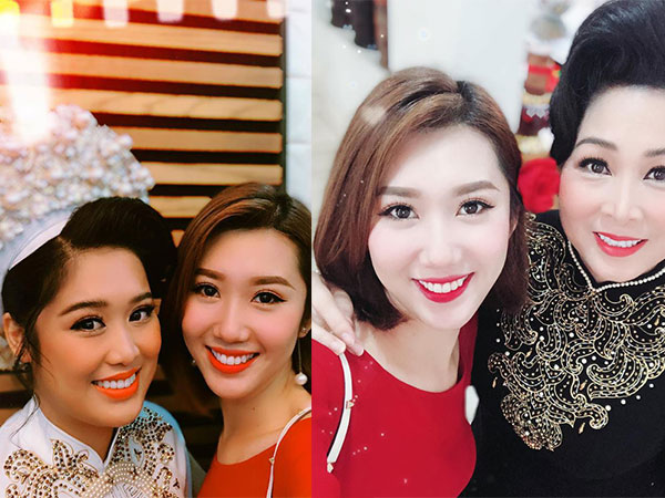 Thuý Ngân 'Gạo nếp gạo tẻ' đến chung vui trong đám cưới của con gái nghệ sĩ Hồng Vân