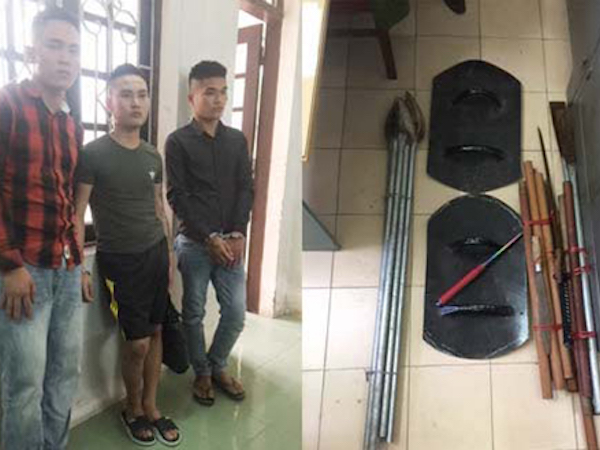 Ba thanh niên mang hung khí bắt giữ hai phụ nữ để đòi nợ thuê