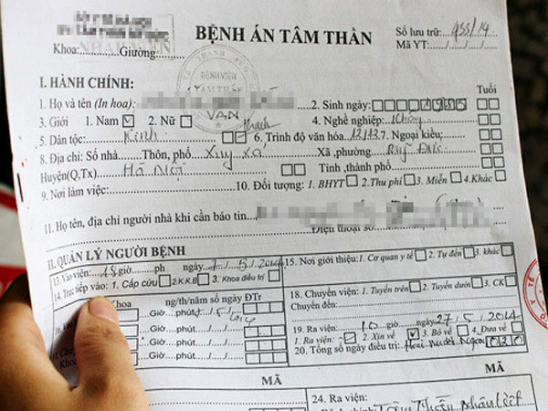 Phát hiện đường dây bác sĩ 'chạy' bệnh án tâm thần cho tội phạm