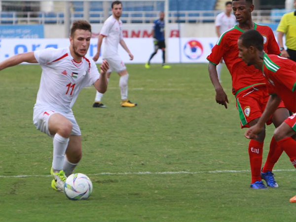 Palestine hòa nhạt Đài Loan ở trận ra quân ASIAD 2018