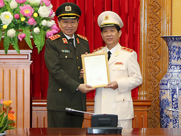 Bộ trưởng Tô Lâm bổ nhiệm chức danh mới cho nhiều tướng Công an