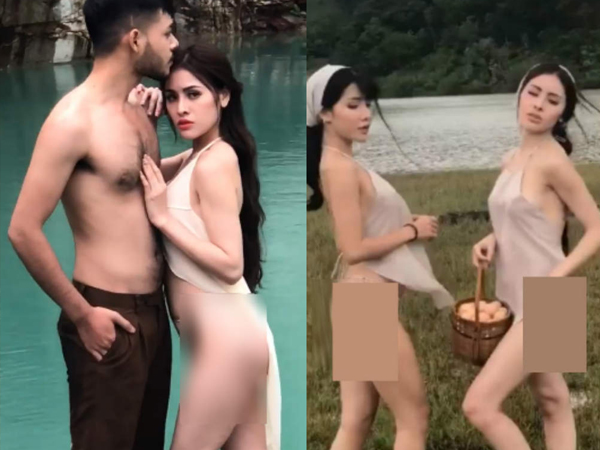 Á hậu vướng ồn ào mặc hớ hênh ở Tuyệt tình cốc Đà Lạt nóng bỏng cỡ nào?
