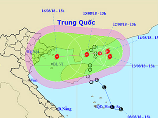 Bắc Bộ đầu tuần nắng nóng, giữa tuần mưa to