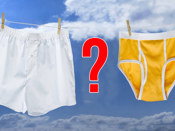 Đàn ông mặc quần lót tam giác hay quần đùi tốt cho tinh trùng hơn?