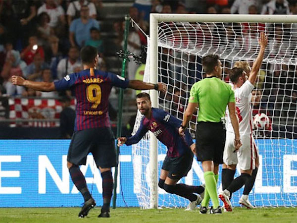 Barca thắng ngược Sevilla, giành Siêu Cup Tây Ban Nha
