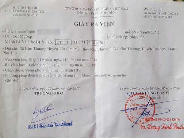 Cả xã náo loạn vì nghi nhiễm HIV: Chưa có cơ sở khẳng định lây bệnh do dùng chung kim tiêm