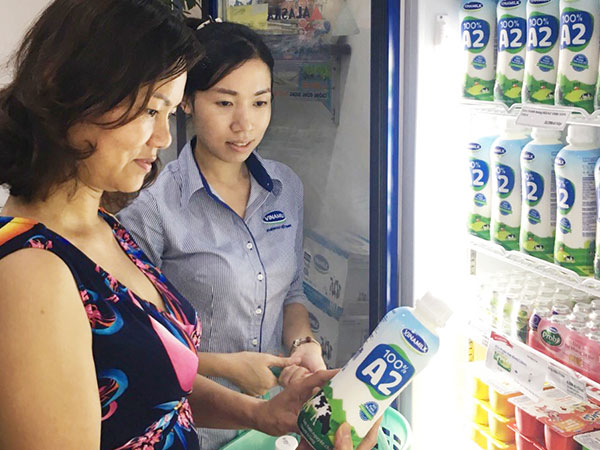 Vinamilk tiên phong giới thiệu sữa tươi 100% A2 đầu tiên tại Việt Nam