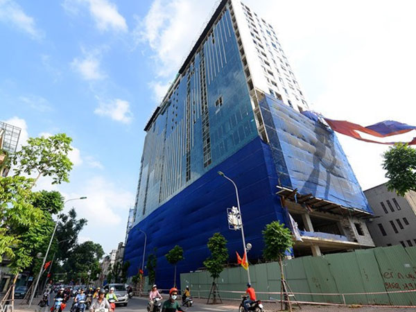 Chủ đầu tư dự án 8B Lê Trực bị Hà Nội bêu tên nợ tiền thuê đất
