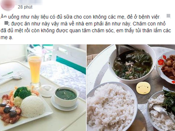 Sinh con ở bệnh viện quốc tế được ăn sang, về nhà sốc với cơm mẹ chồng nấu, bà đẻ bị chị em bóc mẽ: 'Sống ảo quen thói à?'