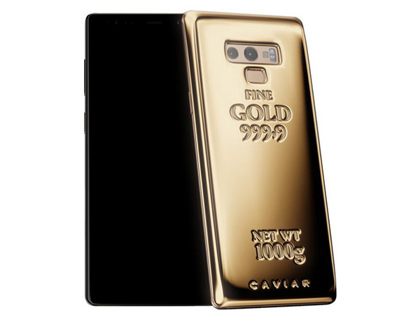 Galaxy Note9 phiên bản vàng khối 1kg giá 60.000 USD