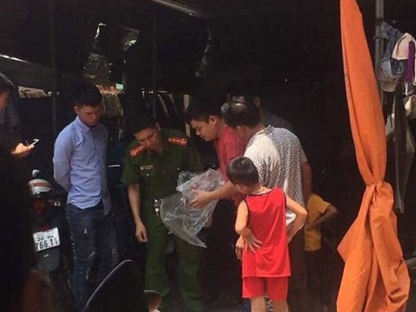 Chồng nổi khùng chém đứt lìa tay vợ đang mang bầu