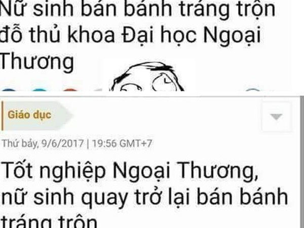 'Thủ khoa đi bán bánh tráng trộn có gì chê trách?'