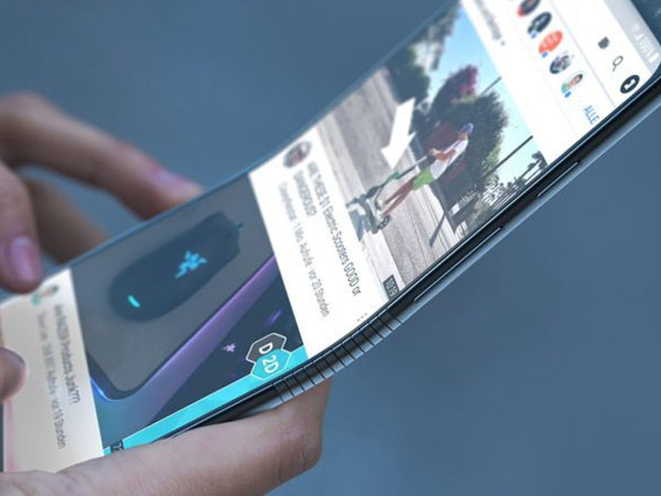 Ý tưởng Galaxy Note9 có thể gập đôi