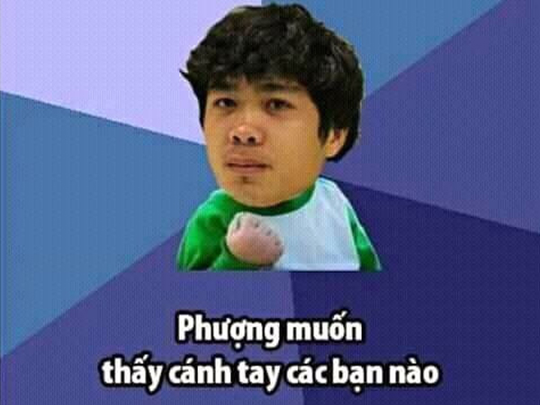 Ảnh chế khen ngợi Công Phượng sau bàn thắng trước Olympic Bahrain