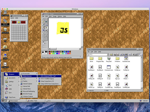 Lập trình viên biến Windows 95 thành ứng dụng cài cho hệ điều hành khác
