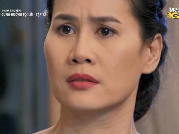 Phim Cung đường tội lỗi tập 12: Thân Thúy Hà 'đứng hình' khi con trai mập mờ chuyện đi quá giới hạn