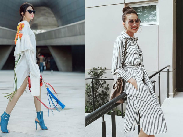 Học ngay 5 kiểu váy sơ mi cực đẹp của sao Việt, cứ mặc là chắc chắn được khen!