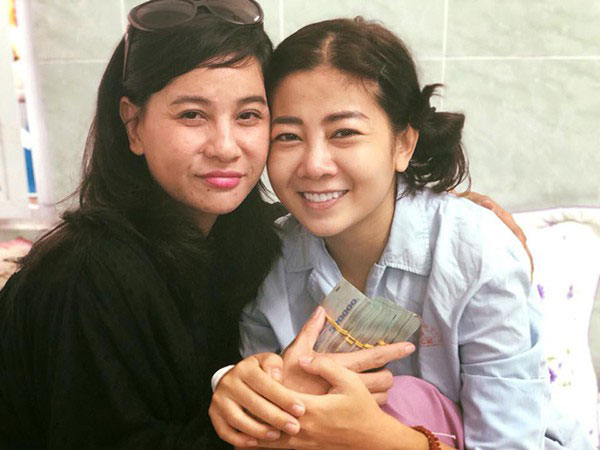 Cát Phượng và bạn trai quyên góp hơn 600 triệu ủng hộ Lê Bình, Mai Phương