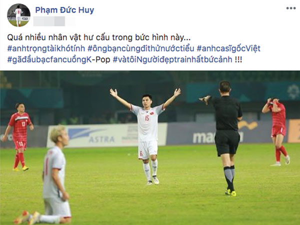 'Mặn' như Đức Huy của Olympic Việt Nam: Tự nhận mình đẹp trai nhất, gọi Văn Toàn là 'gã đầu bạc fan cuồng Kpop'