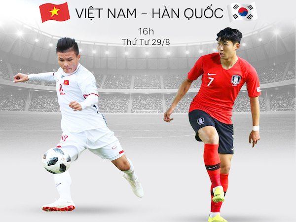 (Infographic) Tương quan lực lượng trước trận Việt Nam - Hàn Quốc