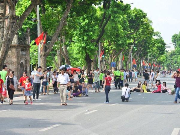 Hà Nội kéo dài thời gian hoạt động tại phố đi bộ dịp nghỉ lễ 2-9