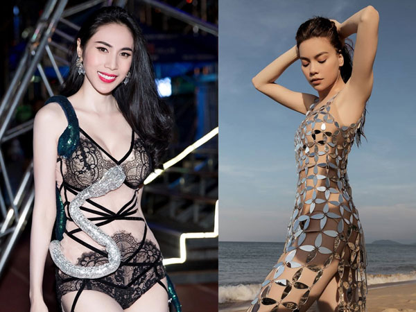 Những bộ váy mặc như không gây tranh cãi của Thuỷ Tiên, Hà Hồ và người đẹp Việt